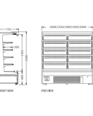 Supermarket Vertical Display Chiller XC-ZL-10-A/770