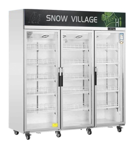 Triple Glass Door Upright Display Fridge LC-1500FS