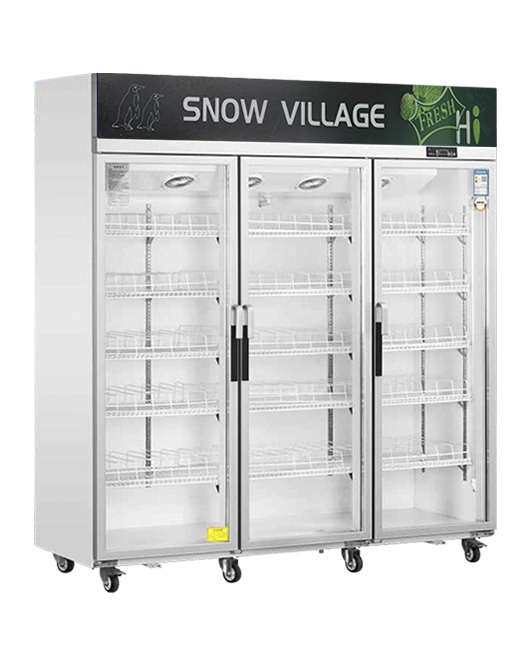 Triple Glass Door Upright Display Fridge LC-1500FS