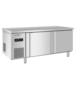 Stainless Double Door Workbench Fridge PLR-15N2F (700MM)