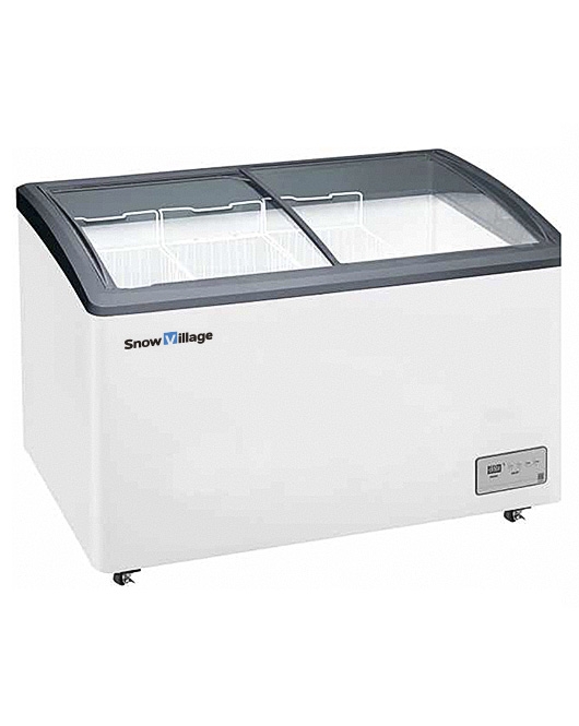 Two Glass Sliding Lids Dual Temperature Chest Freezer SD/SC-328YH