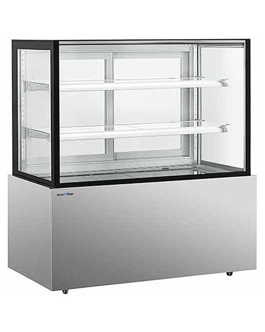 Square Glass Chilled Food Display DG-1200FZ