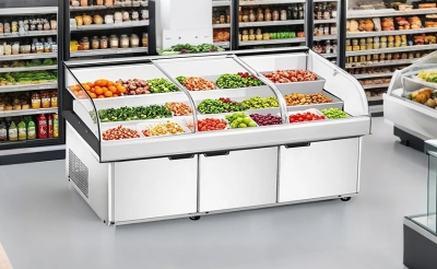  Stainless Triple Door With Double Temperature Display Cabinet BT-E1.8-T3XQ 