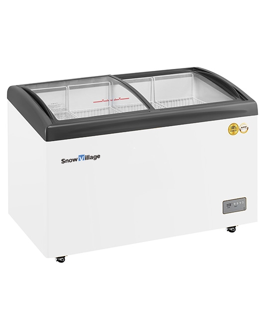 Two Glass Sliding Lids Dual Temperature Chest Freezer SD/SC-258YH