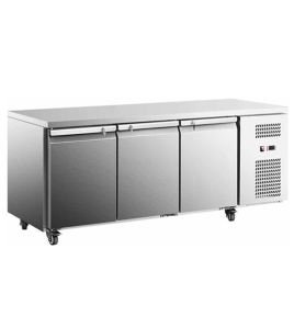 Stainless Steel Triple Door Workbench Fridge GNR1820T3