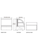 Chilled Counter-Top Food Display DG-TY700