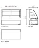 Chilled Food Display DG-1500FY
