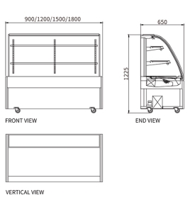 Chilled Food Display DG-1200FY