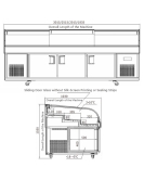 Stainless Triple Door With Double Temperature Display Cabinet BT-E1.8-T3XQ