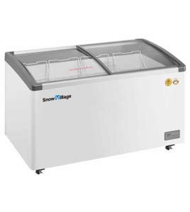 Two Sliding Glass Lids Dual Temperature Chest Freezer SD/SC-400Y