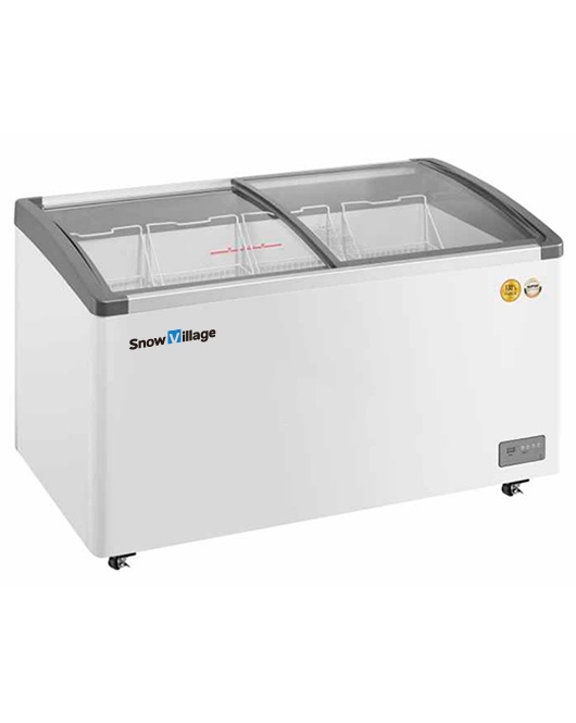 Two Glass Sliding Lids Dual Temperature Chest Freezer SD/SC-400Y