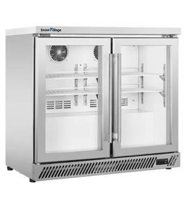 Under Bench Stainless Steel Double Door Bar Cooler BT-900FS/F