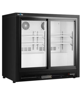 Under Bench Double Sliding Door Bar Cooler BT-900FYS/FY