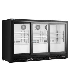 Under Bench Triple Sliding Door Bar Cooler BT-1350FYS/FY