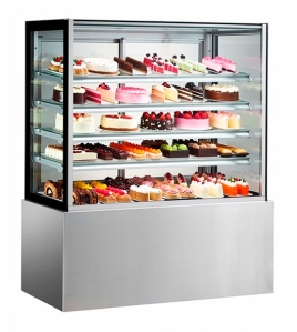 Square Glass Chilled Food Display DG-1200FZH4