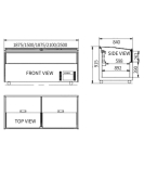 Modular Supermarket Island Freezer CQT-21L